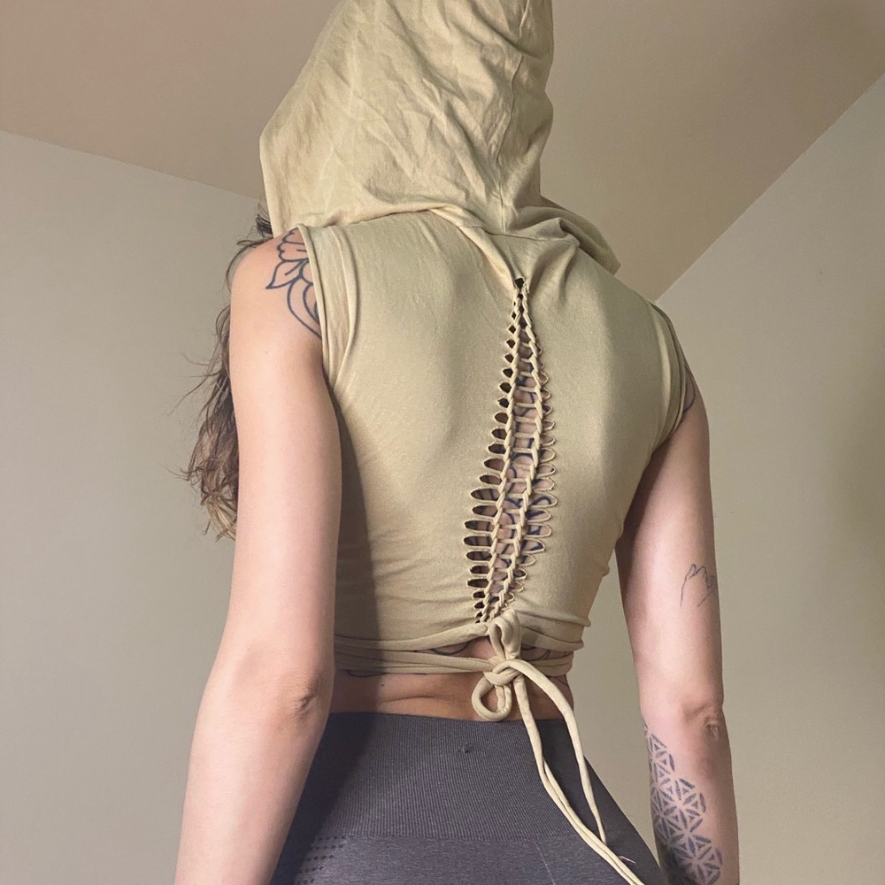Nature spirit hood/festival hood s/m